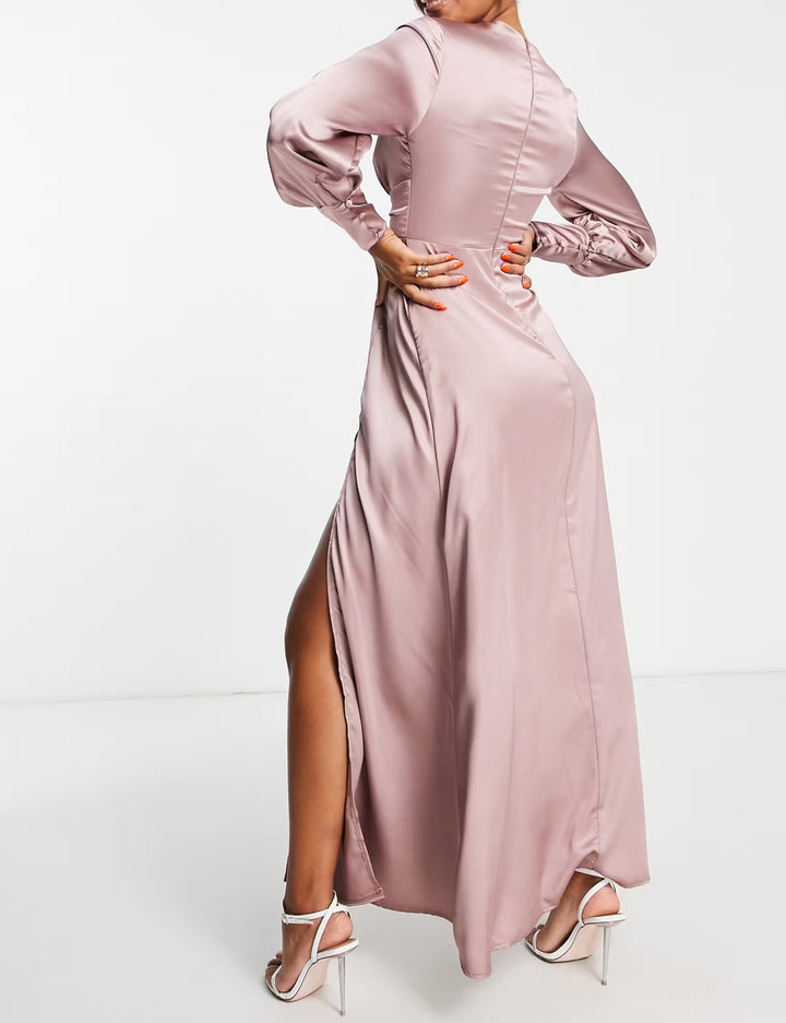 Blume Studio maxi ruha, rózsaszín