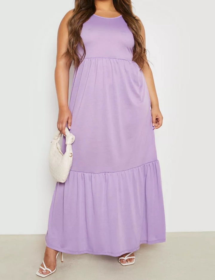 Boohoo maxi ruha, lila