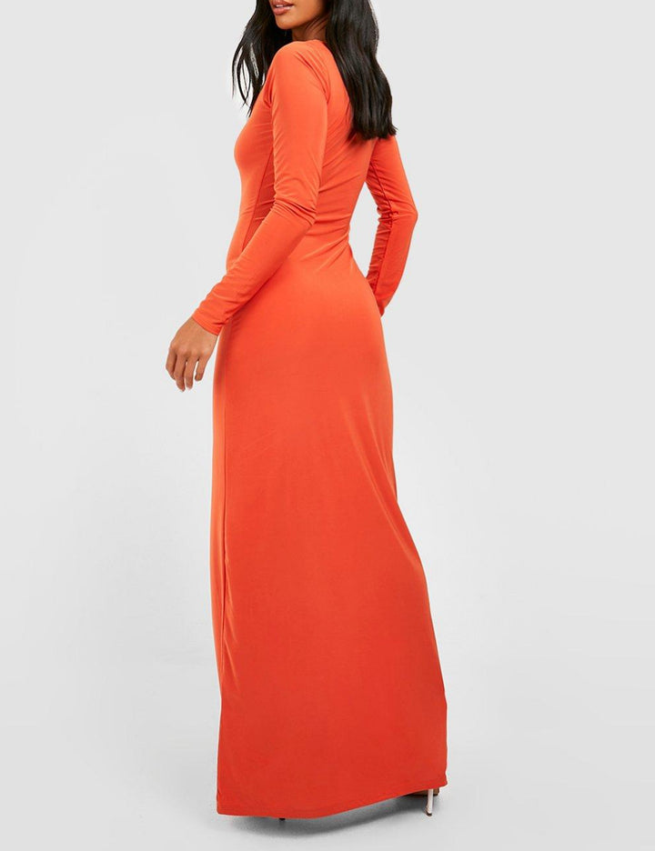 Boohoo maxi ruha, narancssárga