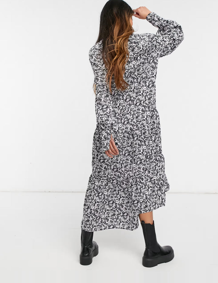 Glamorous maxi ruha, vegyes színek