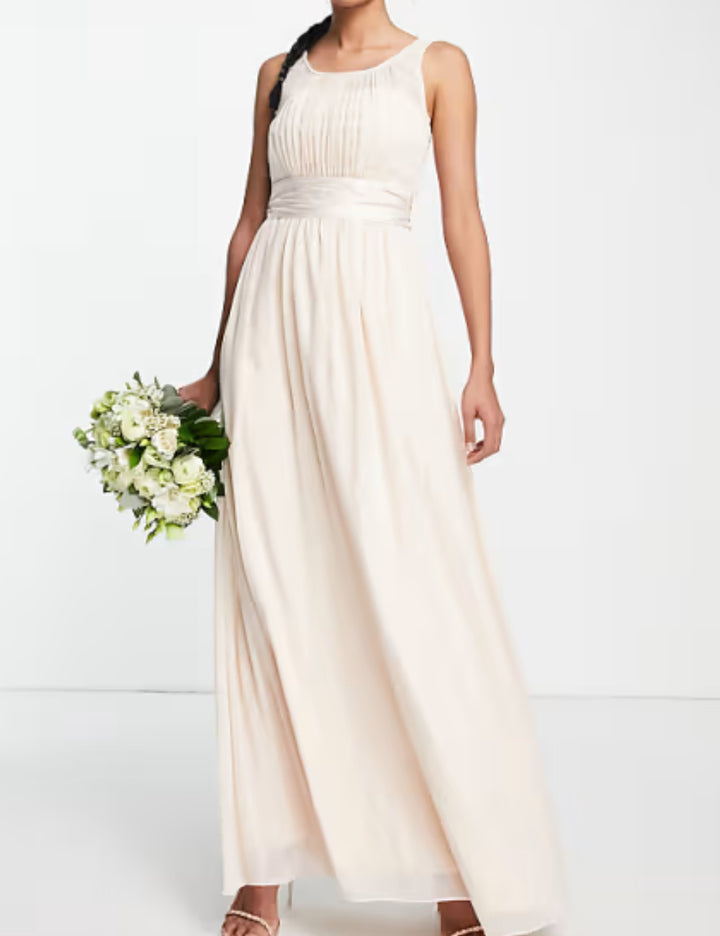 Rochie maxi Little Mistress, crem