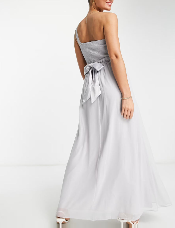 Rochie maxi Little Mistress, gri