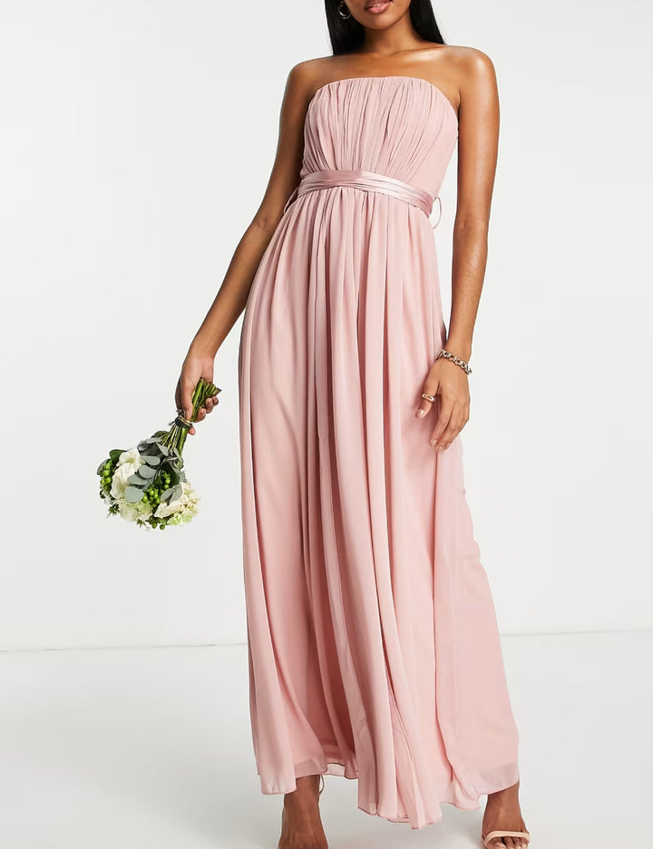 Rochie maxi Little Mistress, roz