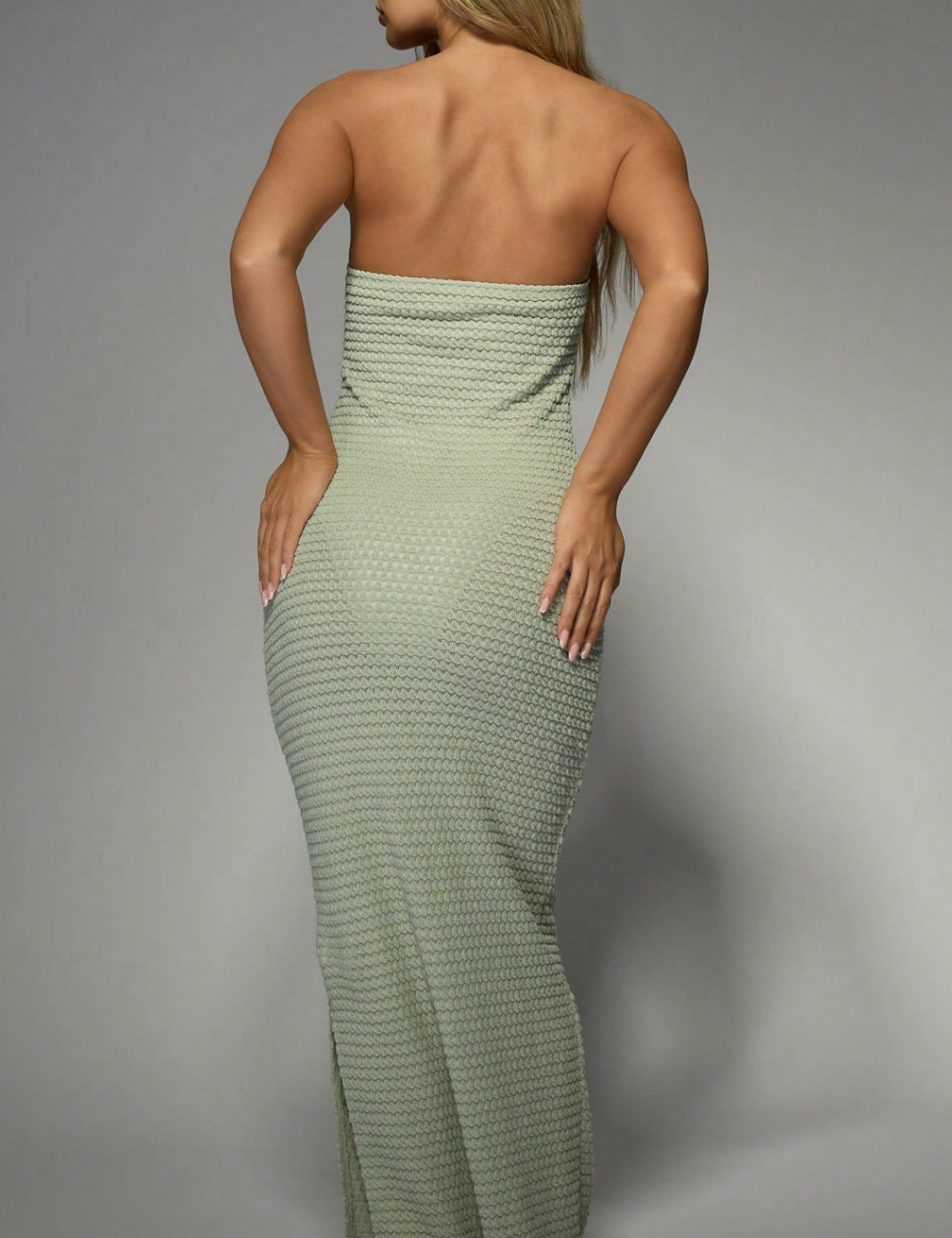 Missguided by Shein maxi ruha, zöld