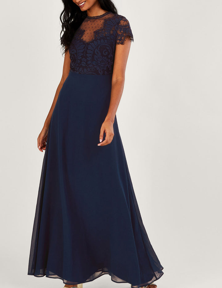 Monsoon maxi ruha, sötétkék