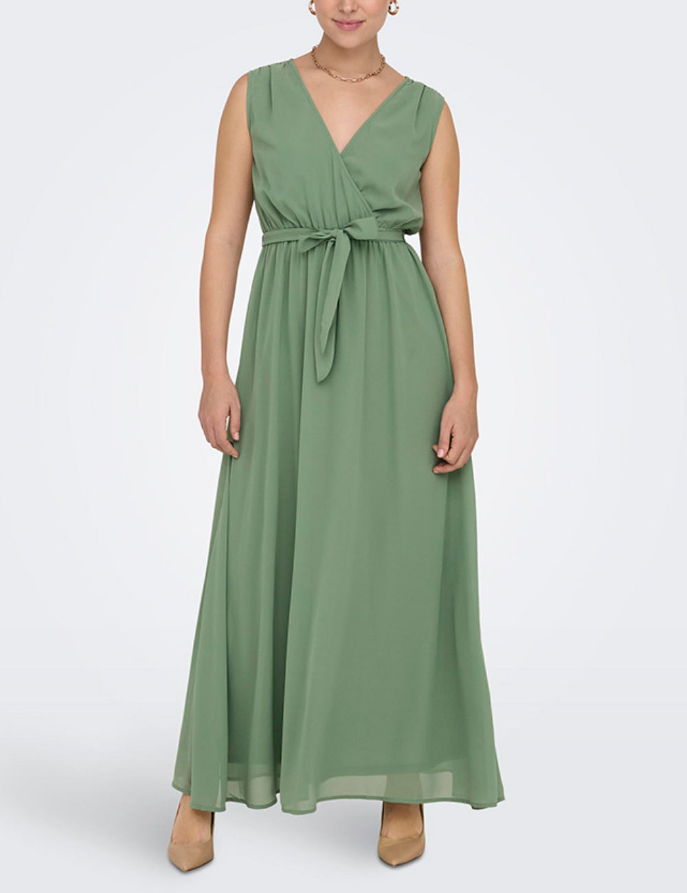 Rochie maxi Only, verde
