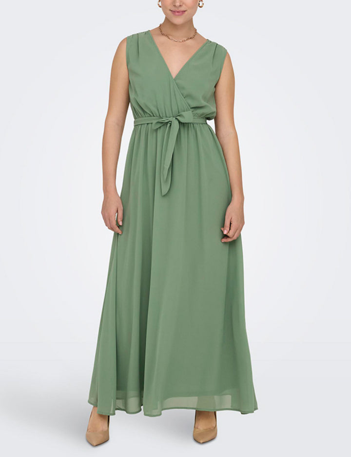 Rochie maxi Only, verde