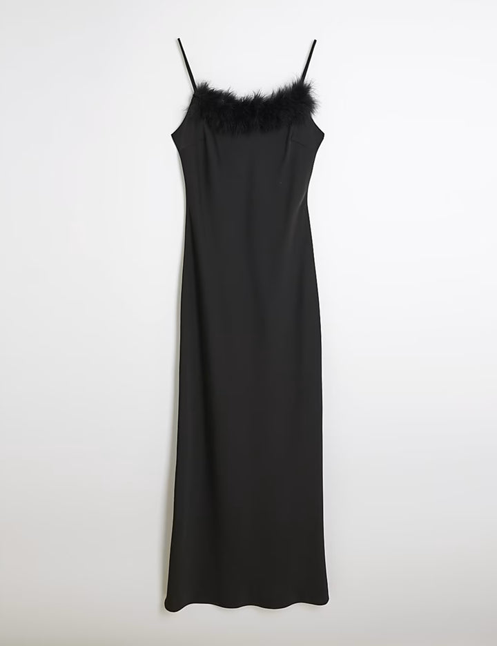 Rochie maxi River Island, negru