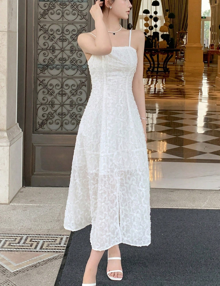 Shein maxi ruha, fehér