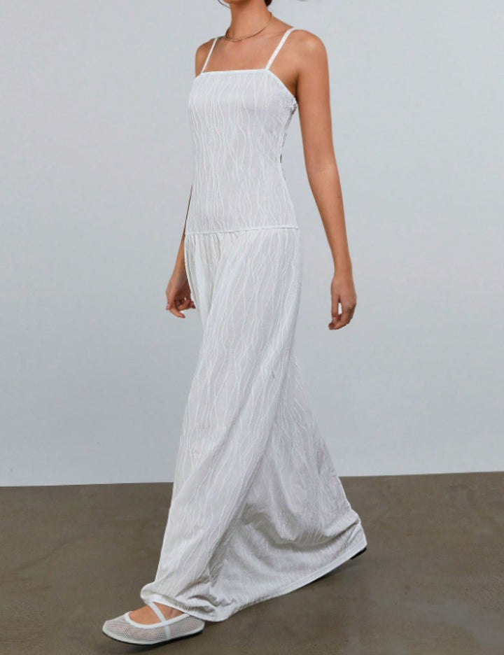 Shein maxi dress, white