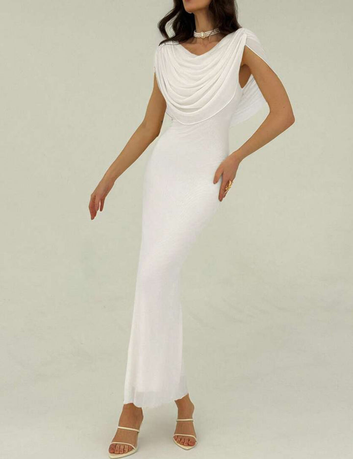 Shein maxi ruha, fehér