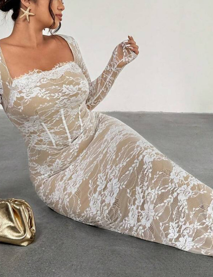 Shein Curve+ maxiruha, fehér