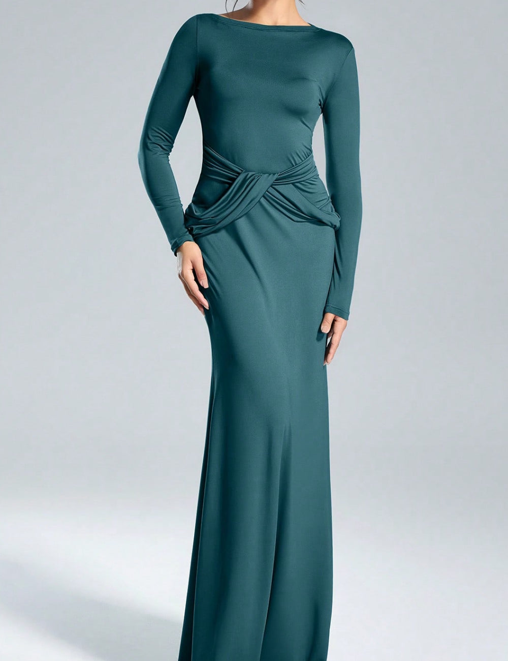 Shein maxi ruha, kék