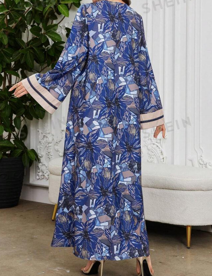 Shein maxi ruha, kék