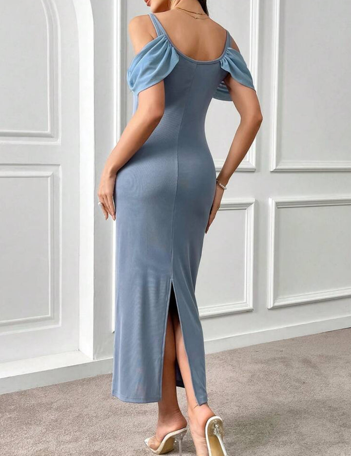 Shein maxi ruha, kék