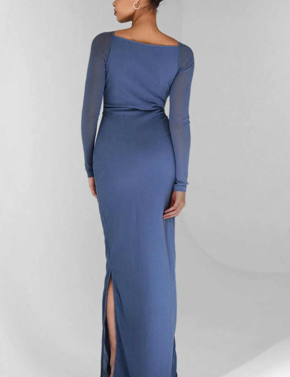 Shein maxi ruha, kék
