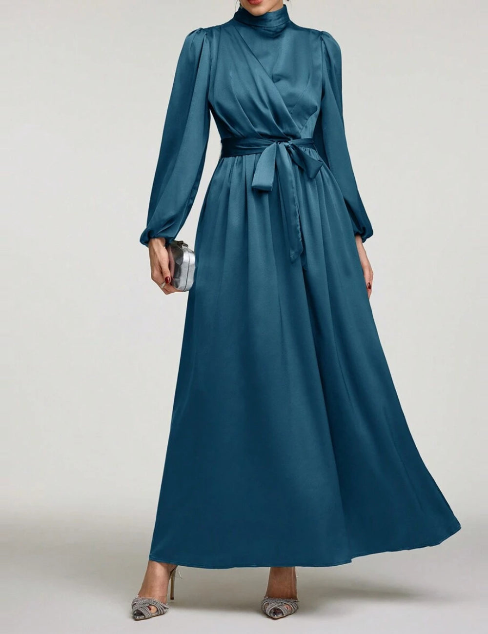 Shein Maxi ruha, kék