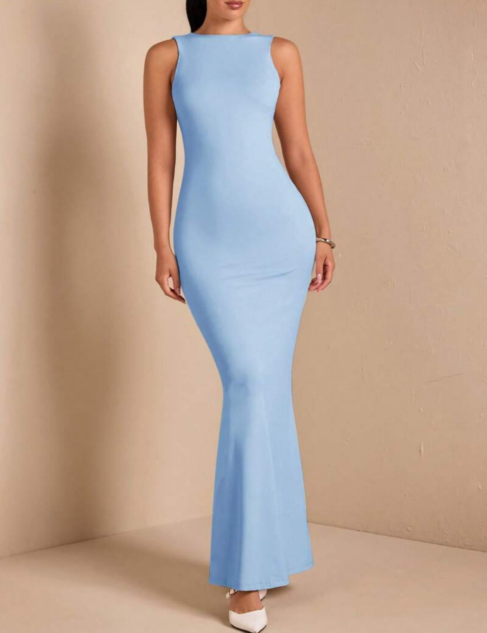 Rochie maxi Shein, albastru