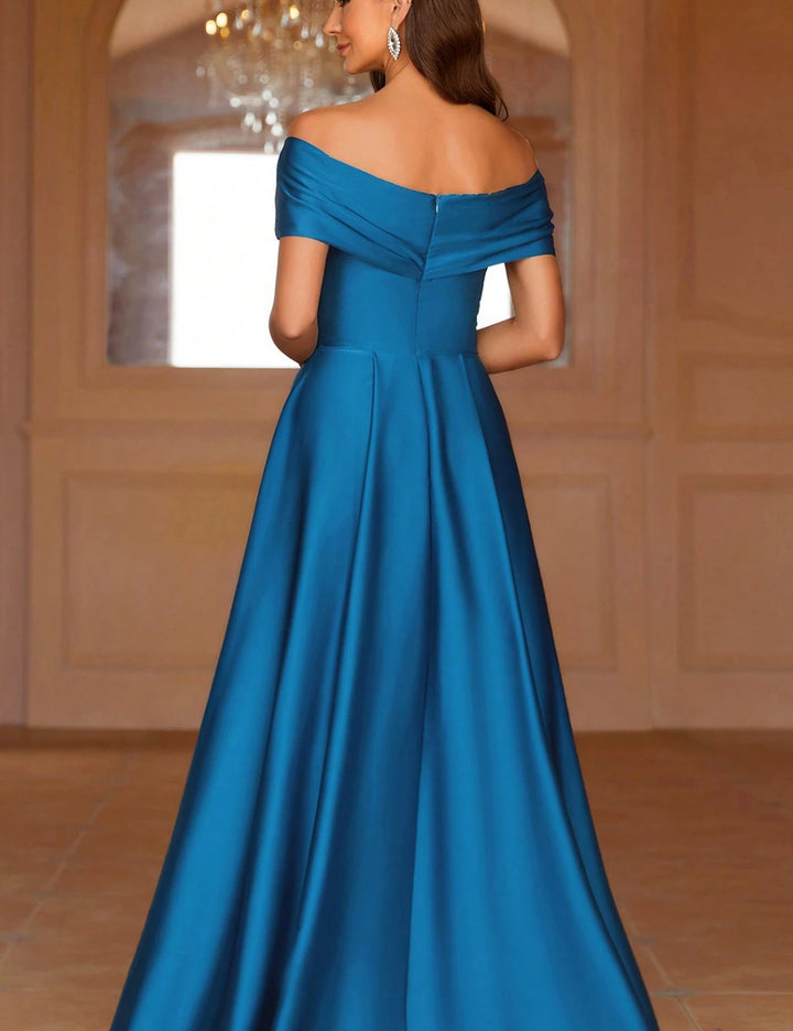 Shein maxi dress, blue