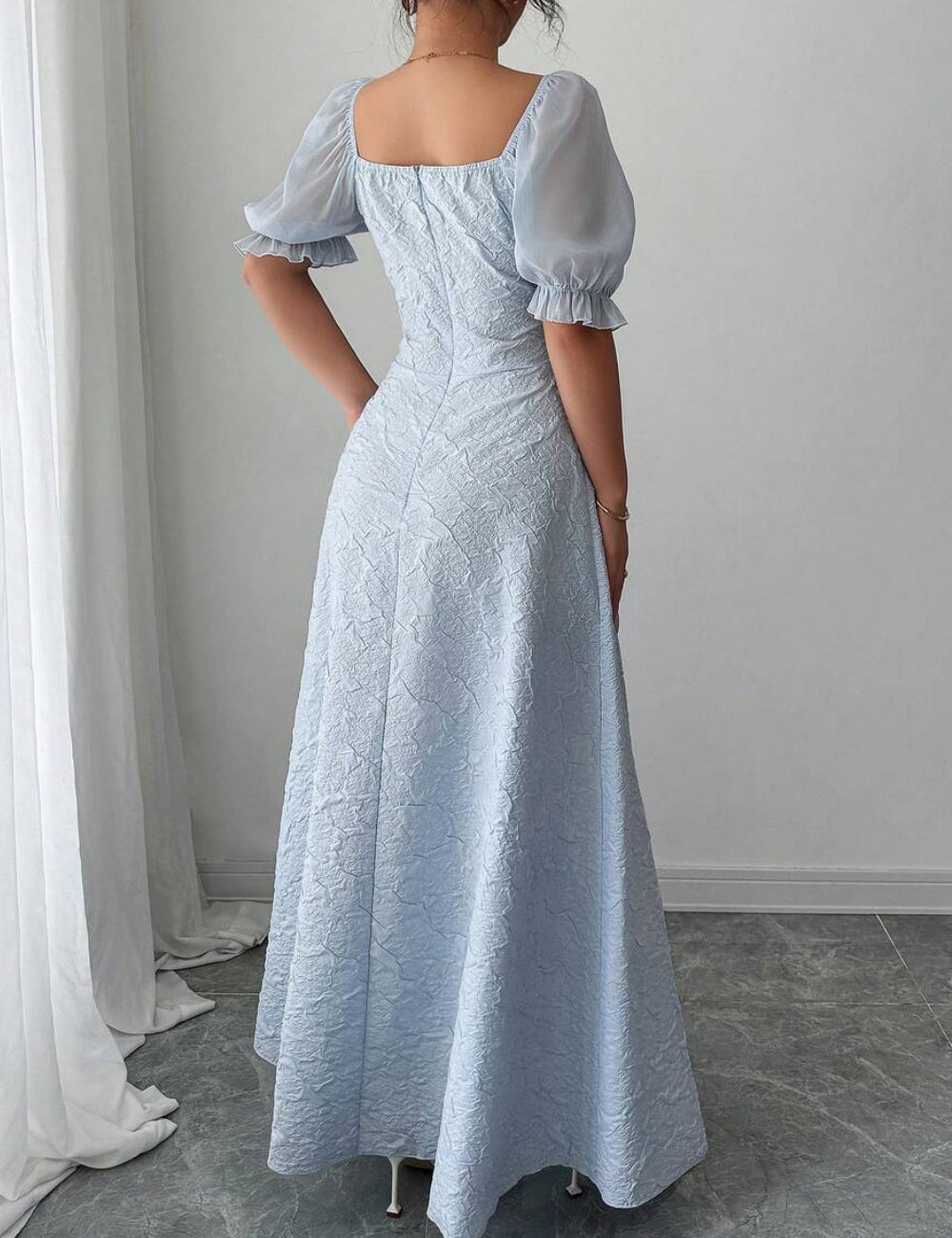 Rochie maxi Shein, albastru