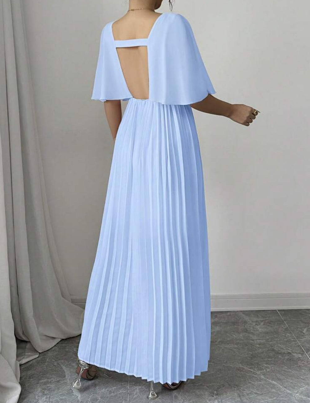 Shein Maxi ruha, kék