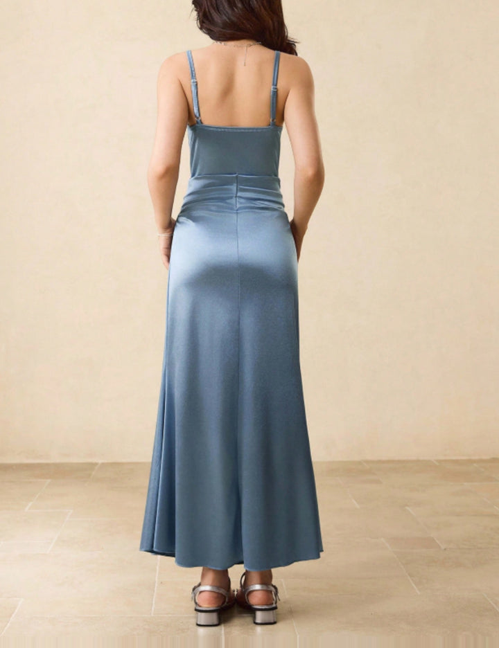 Shein maxi ruha, kék