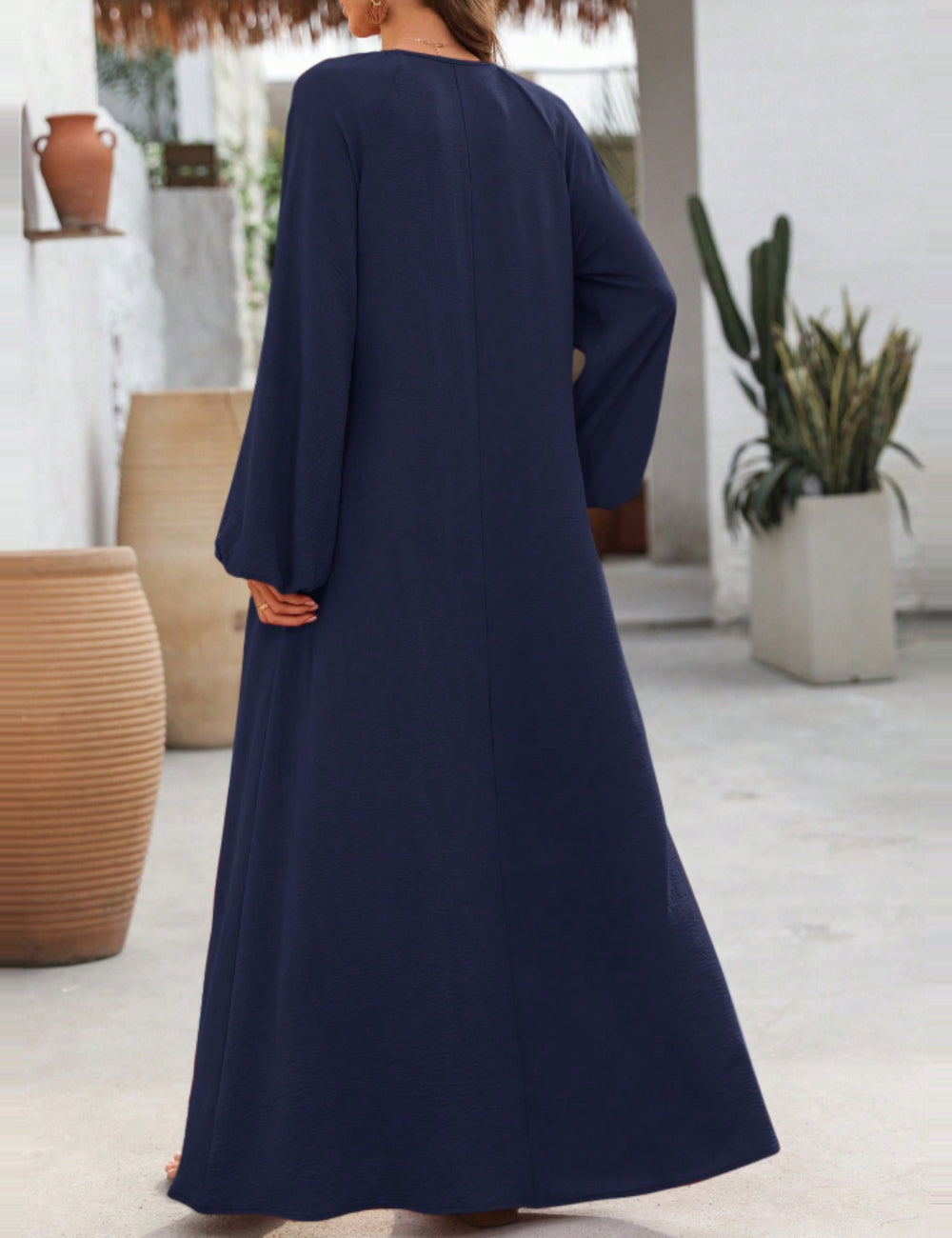 Shein Emery Rose Maxi ruha, kék