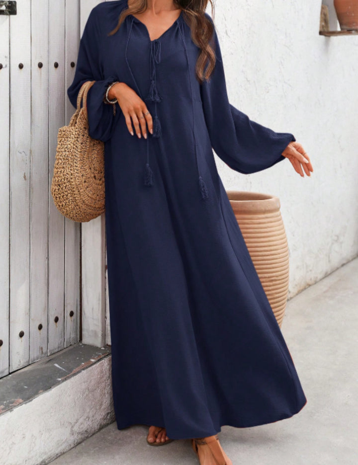 Shein Emery Rose Maxi ruha, kék