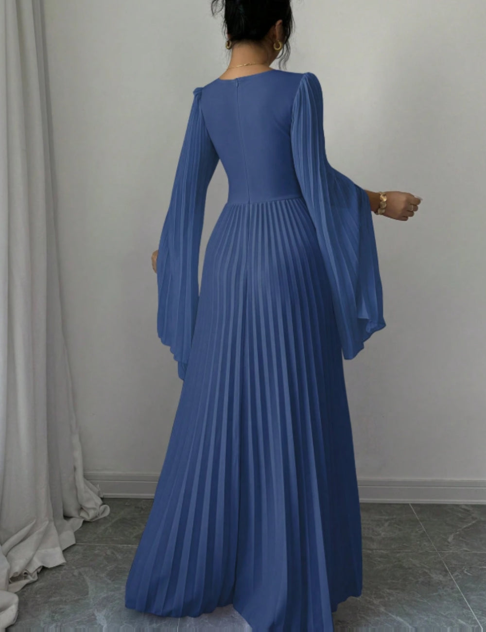 SHEIN maxi ruha, kék