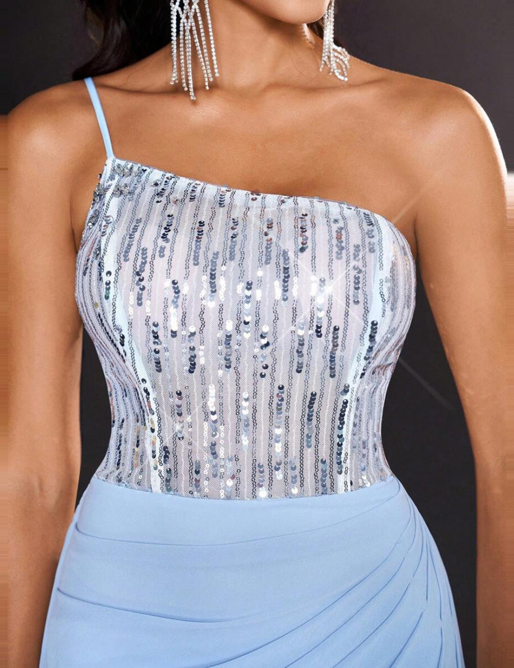 Rochie maxi Shein, albastru