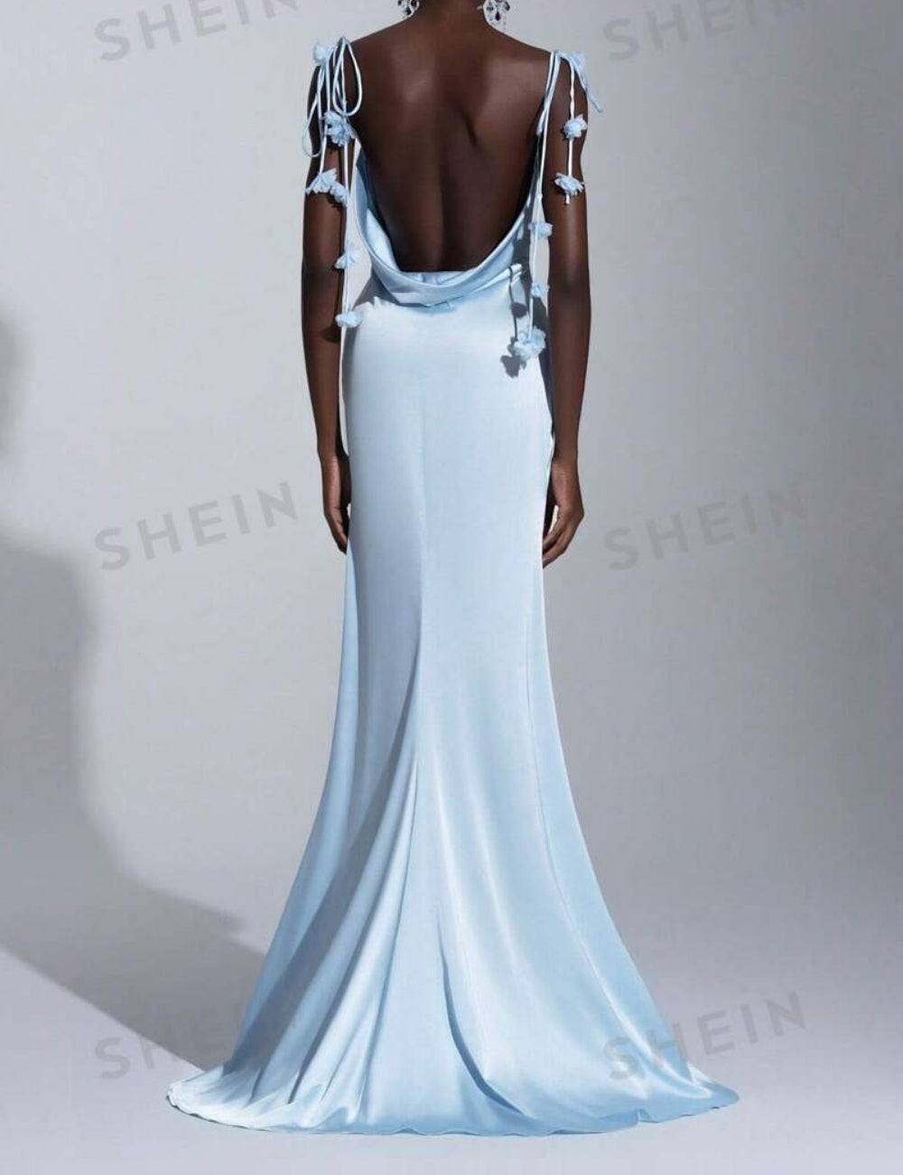 Rochie maxi Shein, albastru