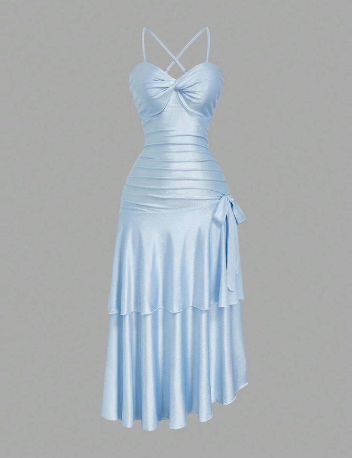 Rochie maxi Shein Curve+, albastru