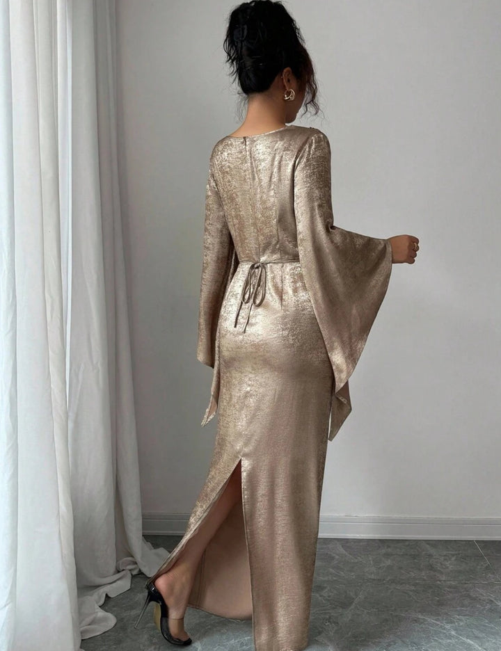 Rochie maxi Shein, auriu