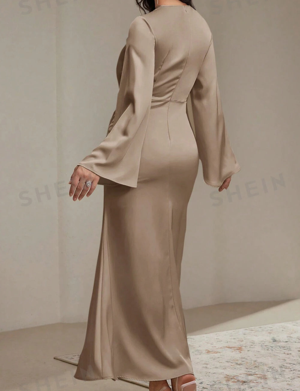 Rochie maxi Shein, bej