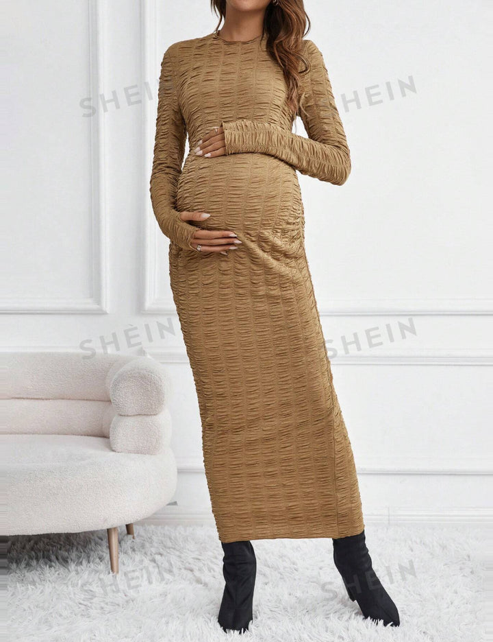 Shein maxiruha, bézs