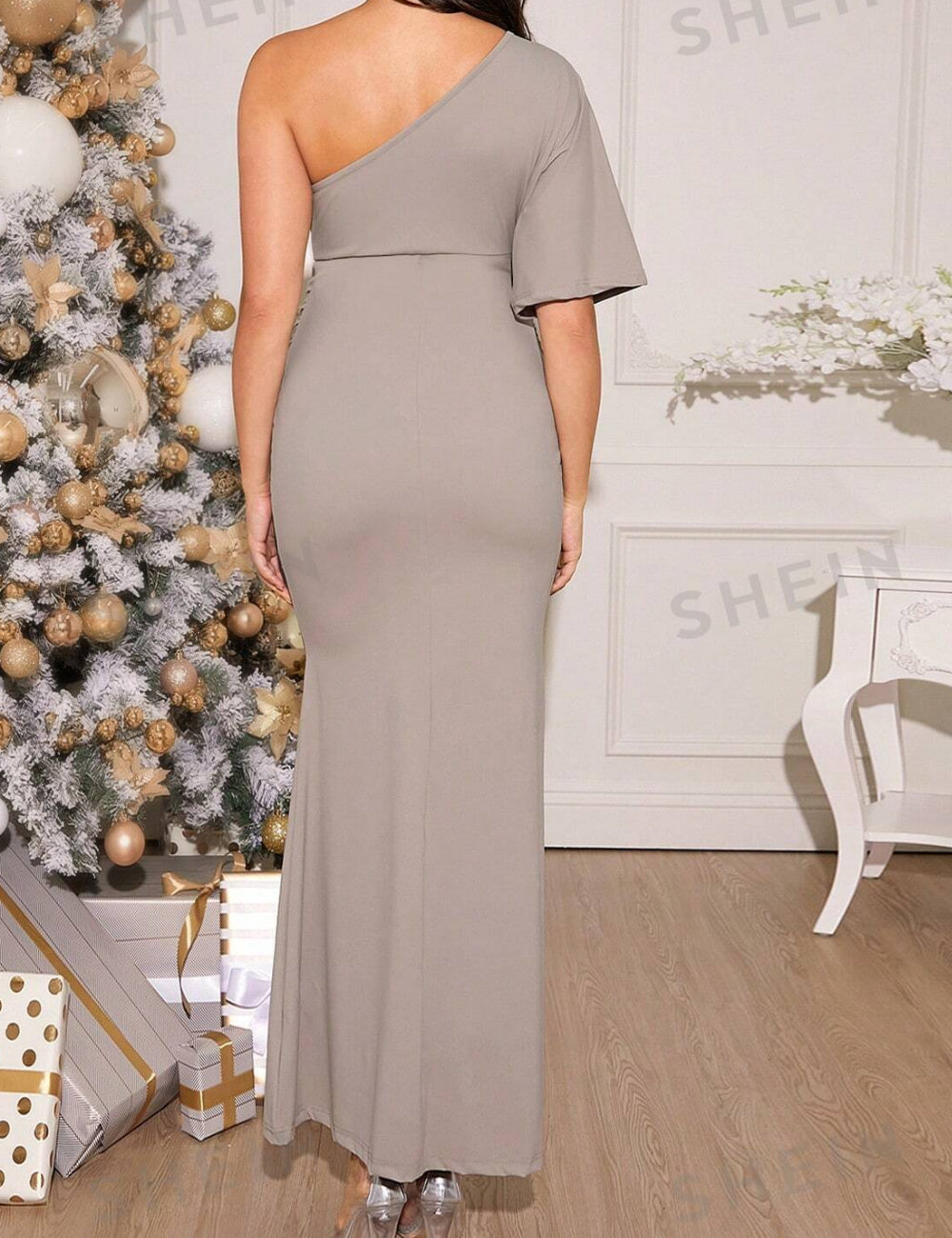 Shein maxi ruha, bézs