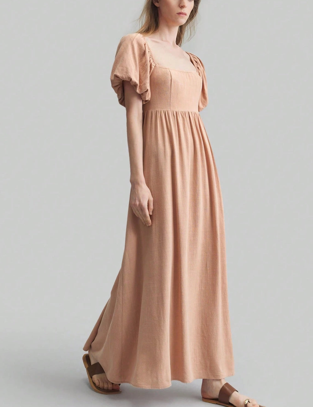 Shein maxi ruha, bézs