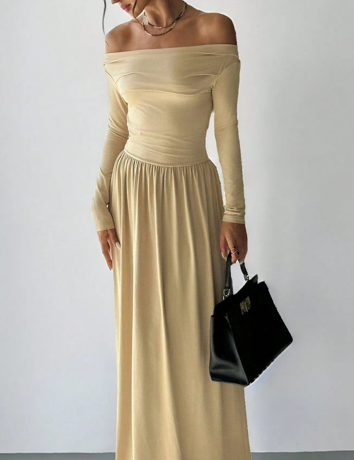 Shein maxi ruha, bézs