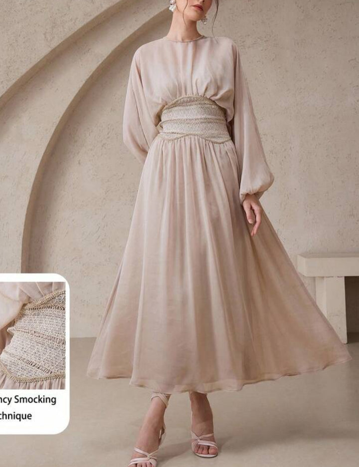 Shein maxi dress, beige