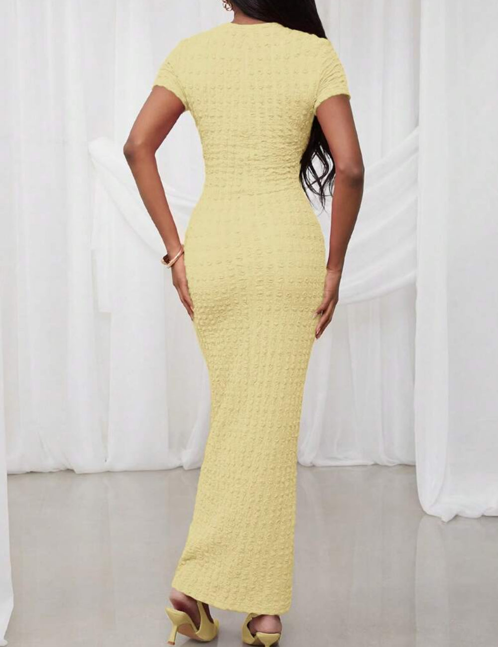 Shein maxi ruha, bézs