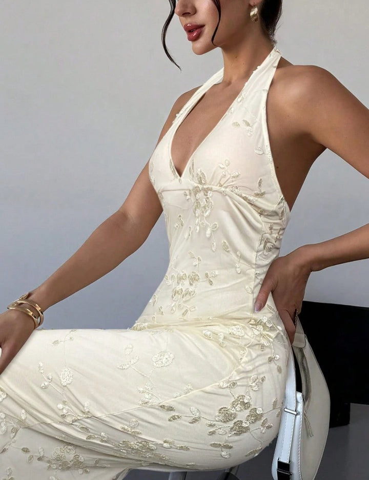 Shein maxi ruha, bézs