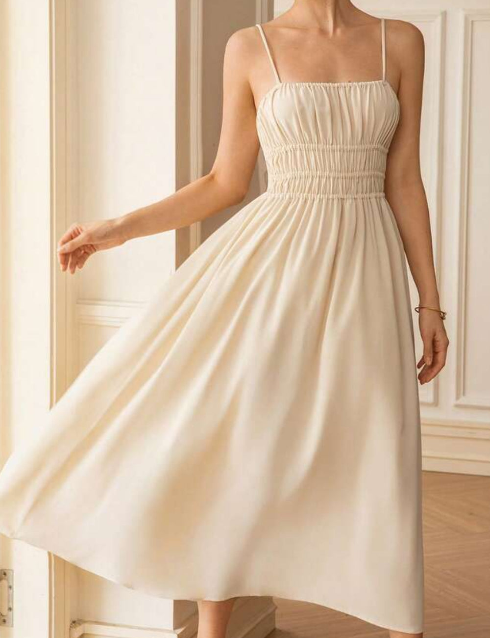 Shein maxi ruha, bézs