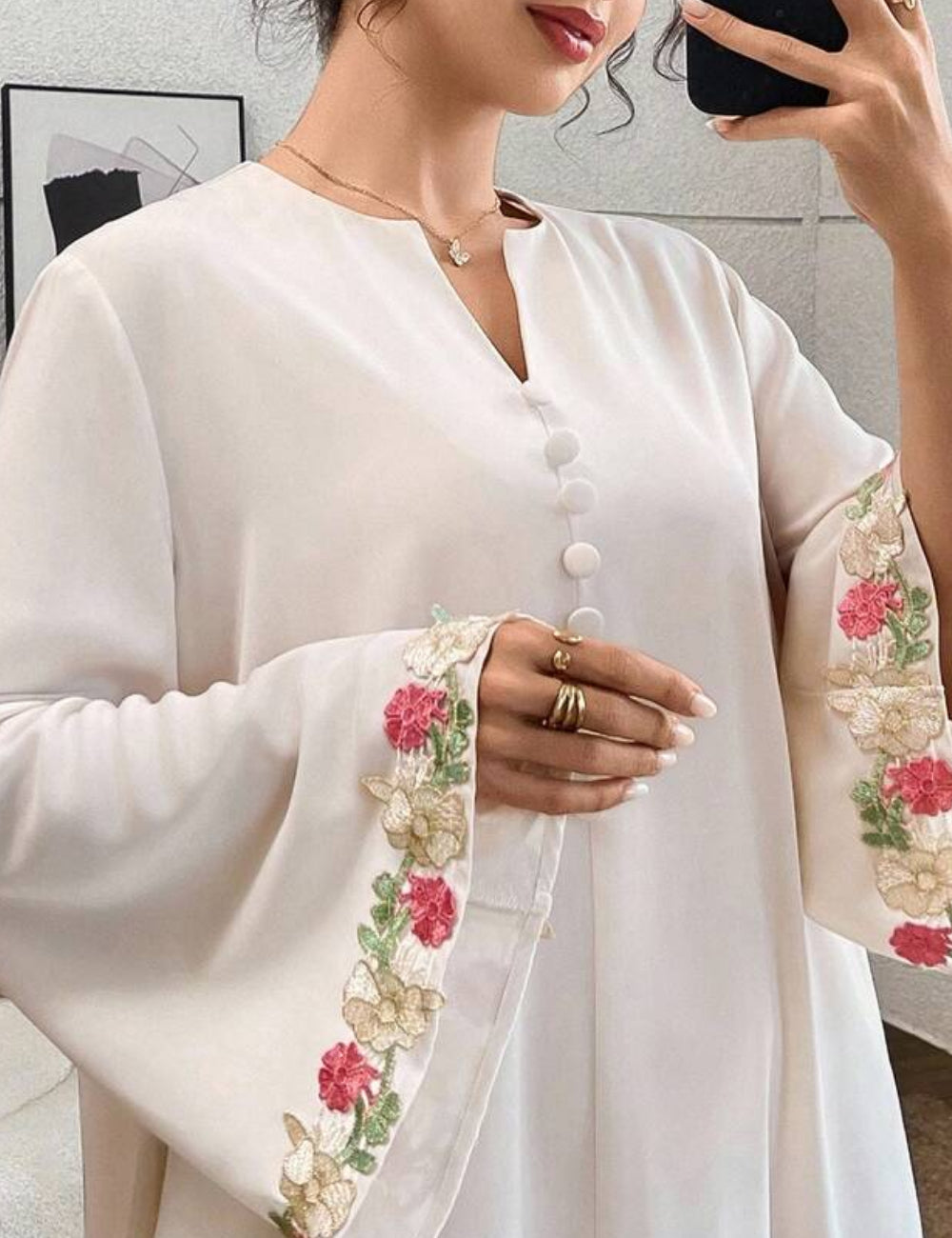 Shein maxi ruha, bézs