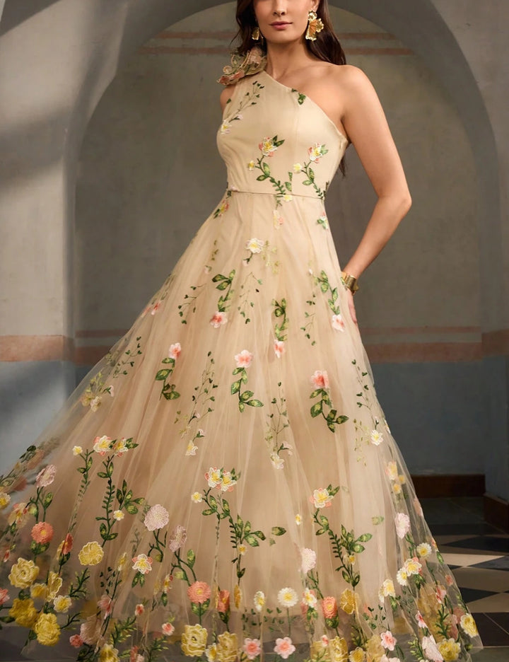 Shein maxi ruha, bézs
