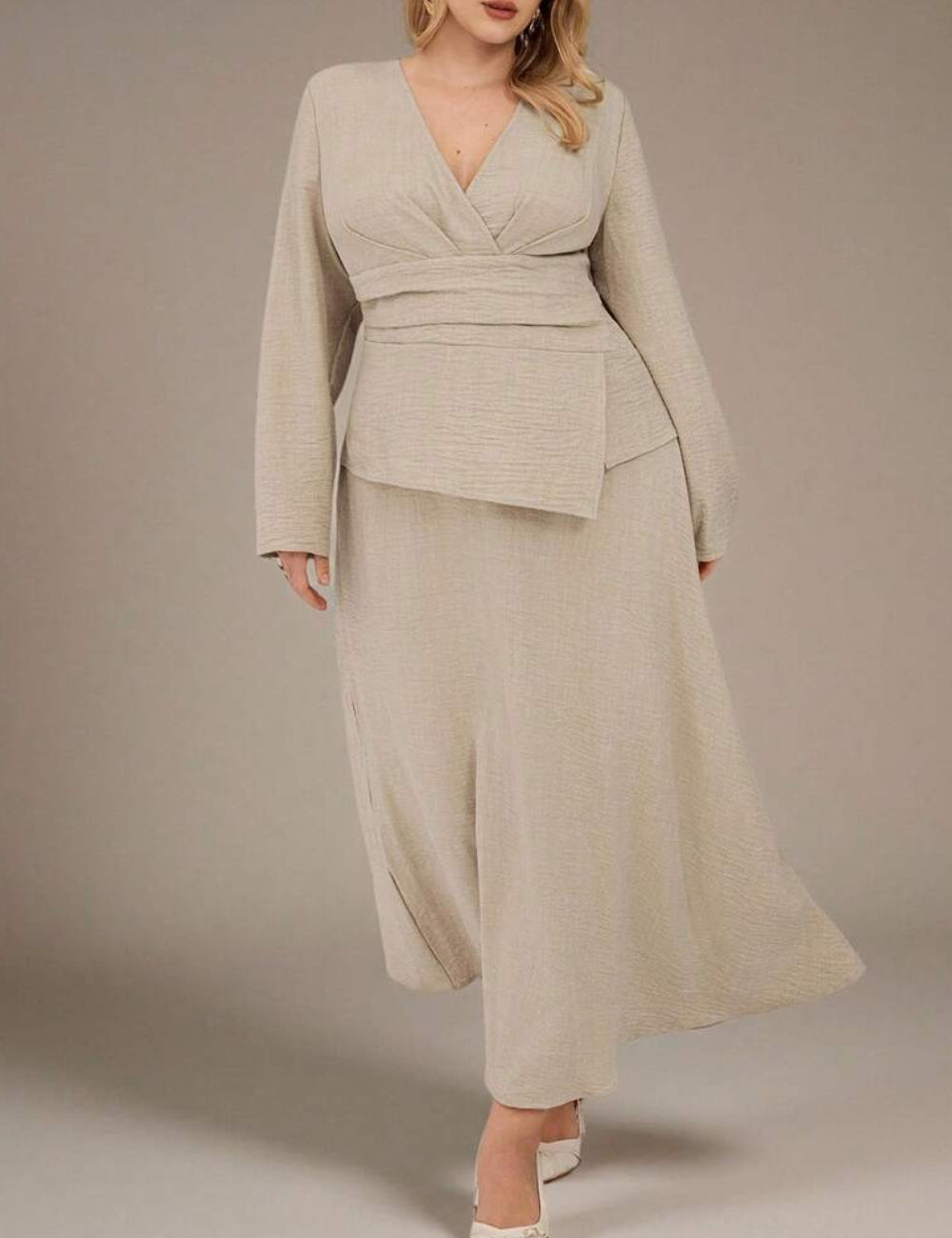 Shein Curve+ maxiruha, bézs