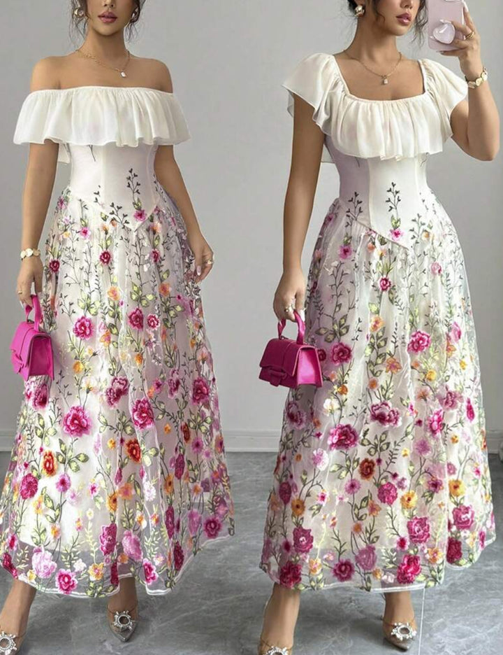 Shein maxi ruha, bézs