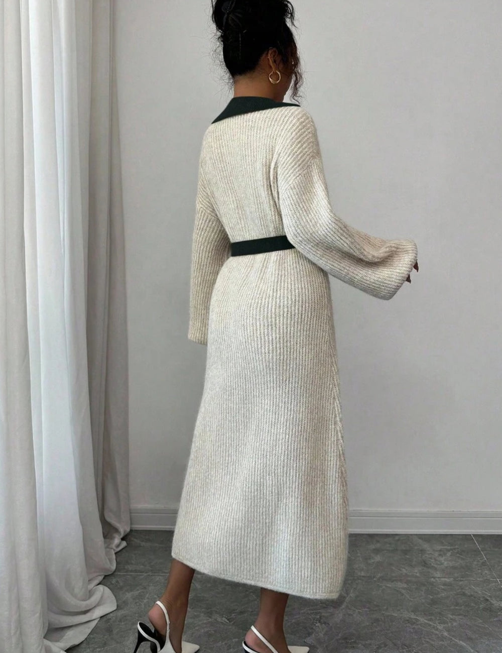 Shein maxi ruha, bézs