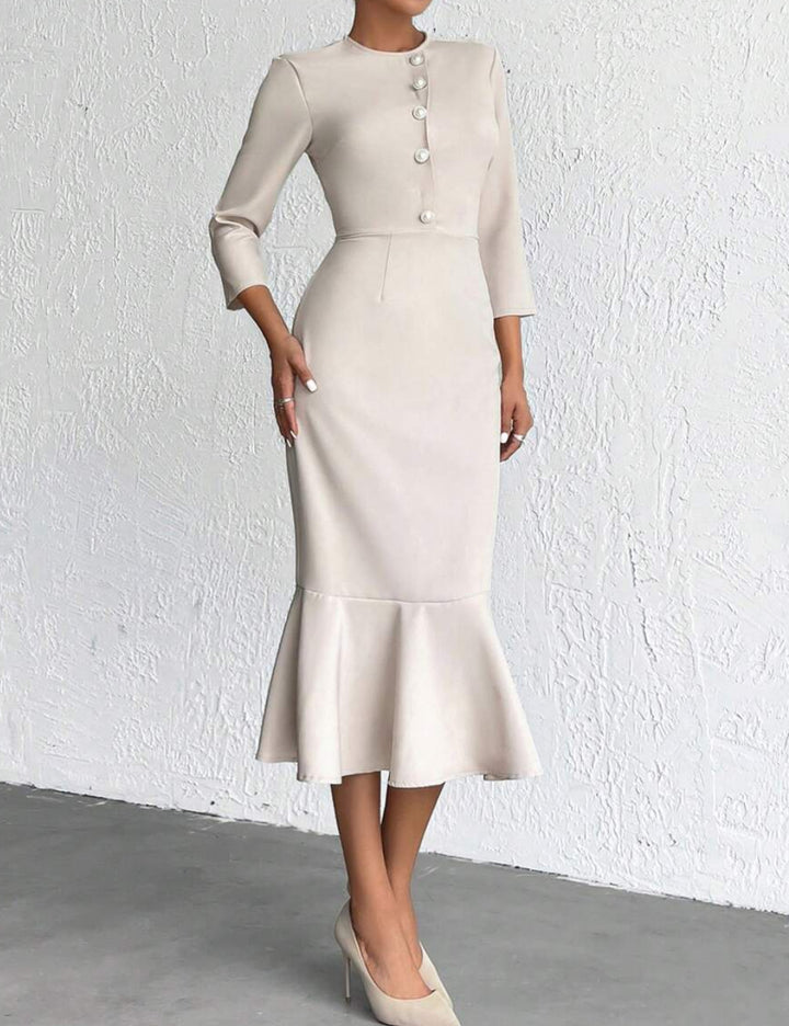 Rochie maxi Shein, bej