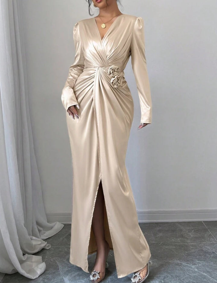 Rochie maxi Shein, bej