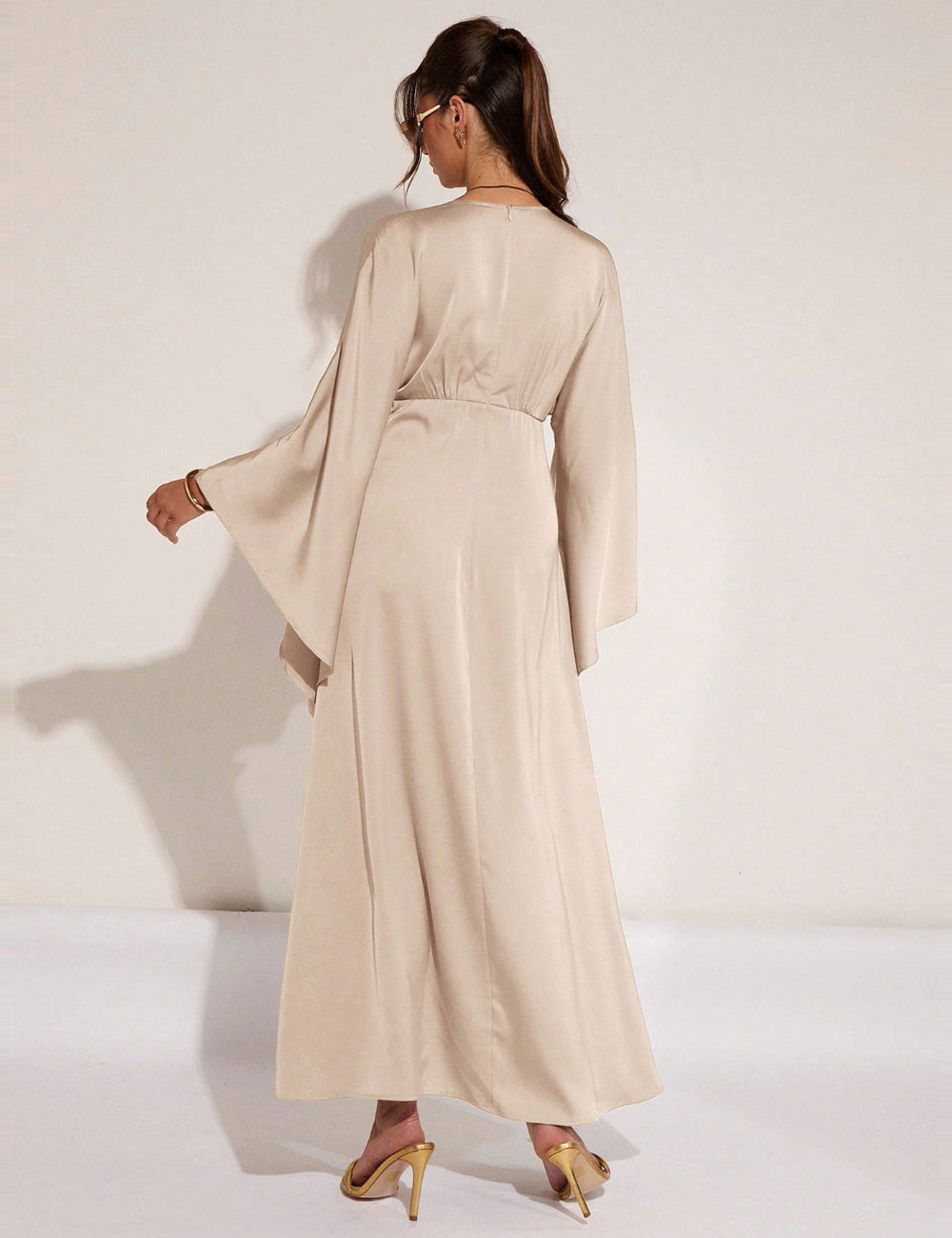 Rochie maxi Shein, bej